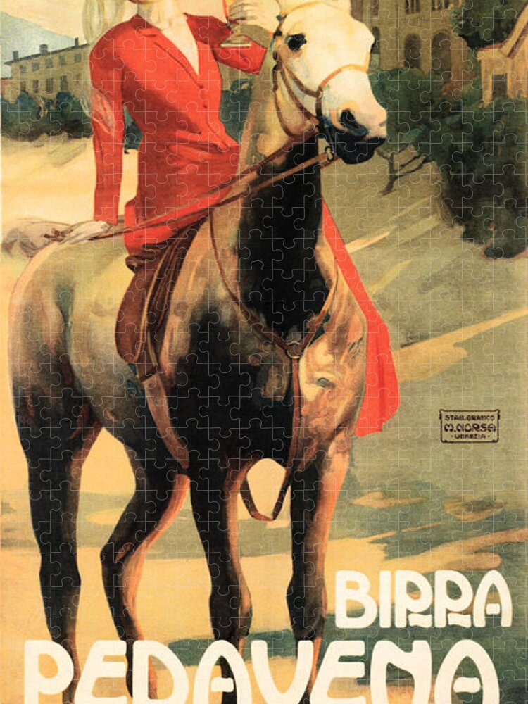 Birra Pedavena 1930 Italian Beer Advert Vintage Poster Print Art Bar Decoration